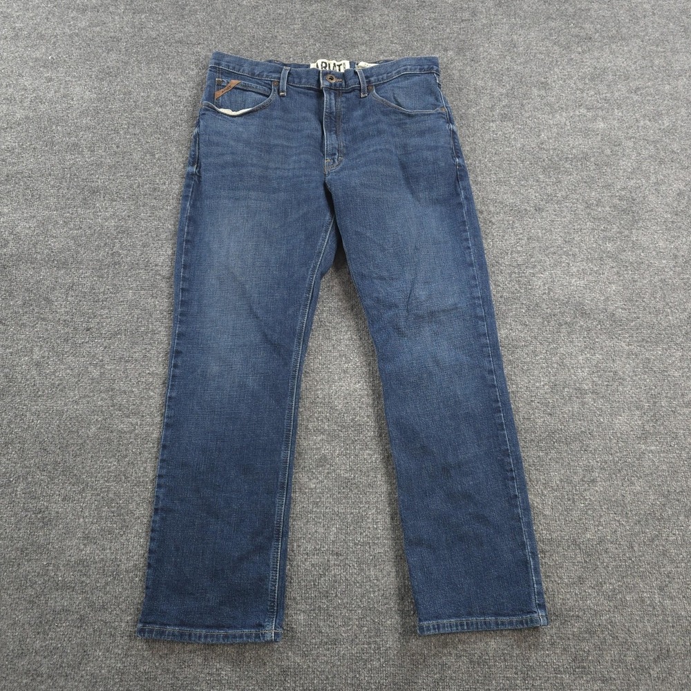 Ariat Jeans Mens 36x30 Blue Denim M1 Vintage Straight Relaxed Western Casual